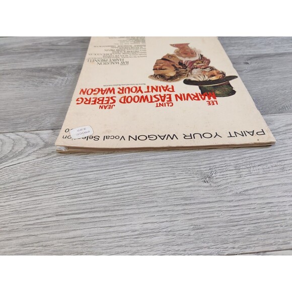 PAINT YOUR WAGON Vocal Selection 1969 Songbook CLINT EASTWOOD Nitty Gritty Dirt - Picture 6 of 14